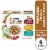 Purina Beneful High Protein, Gravy Wet Dog Food Variety Pack, Prepared Meals Stew - (6) 10 oz. Tubs Perspective: front