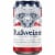 Budweiser American Lager Beer Perspective: front