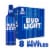 Bud Light American Light Lager Beer Perspective: front
