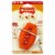 Nylabone Fun 'N" Fit Vitamin Infused Orange Rubber Small Dog Toy Perspective: front