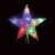 J Hofert Dual Color 9 In. Star LED Christmas Tree Topper 1981 Perspective: front