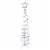 Hofert 7' Pre-Lit Slim Spiral Rope Light Christmas Tree Outdoor Decor - Multicolor LED Lights Perspective: front