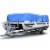 Budge Sportsman 1200 Denier Pontoon Cover - Blue Perspective: front
