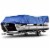 Budge Sportsman 600 Denier Blue Pontoon Cover Perspective: front