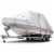 Budge Sportsman 600 Denier Gray Hard Top / T-Top Boat Cover Perspective: front
