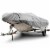 Budge Sportsman 600 Denier Gray Center Console V-Hull Boat Cover Perspective: front