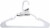 Merrick White Plastic Tubular Hangers Perspective: front