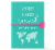 IG Design Work & Travel Passport Holder - Teal Perspective: front