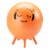 Gaiam Tune Out Stay N Play Ball - Orange Perspective: front