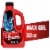 Drano Max Gel Clog Remover Effective Drain Cleaner for Bathroom & Kitchen Sinks Perspective: front