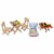 Calico Critters™ BBQ Picnic Miriam Bubblebrook Elephant Girl Playset Perspective: front