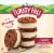 Turkey Hill® Peanut Butter & Double Chocolate Chip Ice Cream Cookie Sandwiches Perspective: front