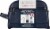 IZOD Athletics Blue Leather Dopp Bag Travel Set Perspective: front