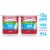 Breakstone's Live Active Lowfat Small Curd Cottage Cheese with 2% Milkfat, 4 ct Pack, 4 oz Cups Perspective: front
