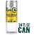Topo Chico Hard Seltzer Tangy Lemon Lime Single Can Perspective: front