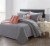 Harper Lane Charcoal/Rose Bed in a Bag Set - 9 Piece Perspective: front