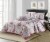 Harper Lane Blush & Purple Vintage Paris 4 Piece Quilt Set Perspective: front