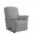 Demori Recliner Slipcover - Gray Perspective: front