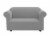 Demori Love Seat Slipcover - Gray Perspective: front
