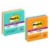 Post-it® Lined Super Sticky Notes - Assorted Perspective: front