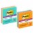 Post-it® Lined Super Sticky Notes - Assorted Perspective: front