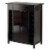 Winsome 37 H Yukon Wine Cabinet Espresso (92655) Perspective: front