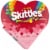 Skittles Original Valentine's Candy Heart Box Perspective: front
