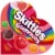 Skittles Gummies Original Valentine's Day Gummy Candy Heart Box Perspective: front