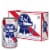 Pabst Blue Ribbon American Lager Beer Perspective: front