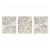 Madison Park Coastal Rice Paper Framed Shadow Box 3 Piece Set with Off White Perspective: front