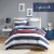 Moon Beams Twin Bedding Set - Stripes Perspective: front