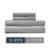 Hotel by Park Avenue Cotton Rich Sheet Set - Grey Perspective: front
