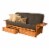 Kodiak Furniture Phoenix Storage Frame with Fabric Mattress in Gray/Butternut Perspective: front