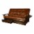 Kodiak Furniture Phoenix Espresso Queen-size Storage Futon with Brown Mattress Perspective: front