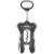 Houdini™ Black Winged Corkscrew Perspective: front