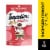 Temptations MixUps Crunchy and Soft Cat Treats Backyard Cookout Flavor Chicken Liver & Beef Perspective: front