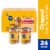 Pedigree Chopped Ground Dinner Adult Canned Soft Wet Dog Food Chicken and Beef Variety Pack Perspective: front
