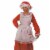 Fun World Red and White Plush Velour Mrs. Santa Claus Women Adult Christmas Costume - One Perspective: front