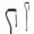 DESIGNER OFFSET CANE - BLUE Perspective: front