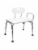 Carex Tub Transfer Bench - Shower Chair Transfer Bench with Height Adjustable Legs Perspective: front