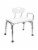 Carex Tub Transfer Bench - Shower Chair Transfer Bench with Height Adjustable Legs Perspective: front