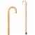 Compass Health Brands Round Handle Wood Cane - Natural Perspective: front