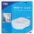 Carex Toilet Seat Riser - Adds 5.5 Inches - 300 Pound Weight Capacity - Slip-Resistant Perspective: front