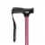 Carex® Soft Grip Derby Cane - Soft Pink Perspective: front