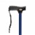 Soft Grip Derby Cane - Metalic Blue Perspective: front