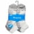 Columbia No Show Socks - L White Perspective: front