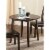 Ashley Furniture Hammis Round Drop Leaf Dining Table in Dark Brown Perspective: front
