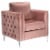 Signature Design by Ashley Lizmont Accent Chair in Blush Pink Perspective: front