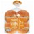 Lewis Bake Shop Honey Wheat Hamburger Buns 1/2 Pack Perspective: front
