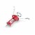 Pedrini Wine and Bar Corkscrew - Metallic Red Perspective: front